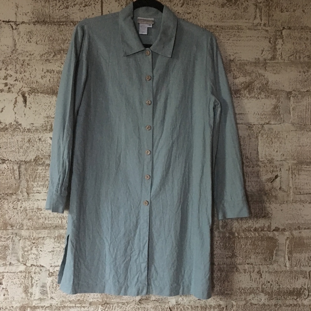 Coldwater Creek linen/rayon Shirt Jacket